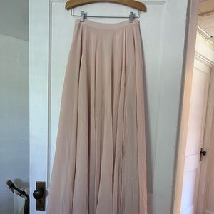 Bhldn Peach Wedding Skirt